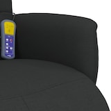 thumbnail of vidaXL Massagesessel mit Fußteil Schwarz Stoff
