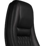 thumbnail of FineBuy Bürostuhl Echtleder Schwarz Schreibtischstuhl ergonomisch Chefsessel Drehstuhl