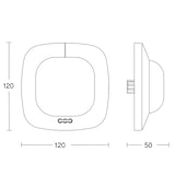 thumbnail of Präsenzmelder IR Quattro HD 24m DALI-2 APC - Unterputz, Passiv Infrarot, 2,8 m optimale Montagehöhe, 360 ° Erfassungswinkel, IP20