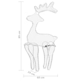 thumbnail of vidaXL Kerstversiering rendier met mesh 306 LED's 60x24x89 cm