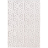 thumbnail of Teppich Balkon 3D-Effekt Pflegeleicht Waschbar Strapazierfähig Terrasse Küche Creme 280x370 cm OEKO-TEX Gekettelt – ORTLER von Kadima Design