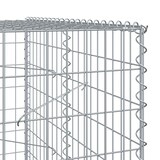 thumbnail of vidaXL Gabione mit Deckel 1150x100x200 cm Verzinktes Eisen