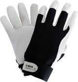thumbnail of Cimco Worker 2.0 schwarz/weiß 141245 Nappaleder Arbeitshandschuh Größe (Handschuhe): 9, L EN 388  1