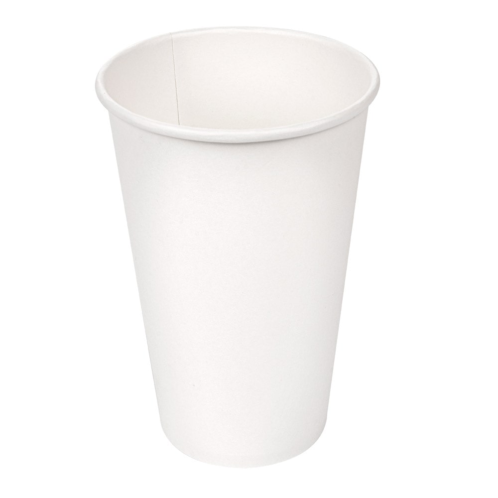 Copos Bebidas Quentes 1 Parede 480 Ml 300 + 18 Pe G/M2 Ø9/6X13,2 Cm Branco Cartolina (1000 Unidades)