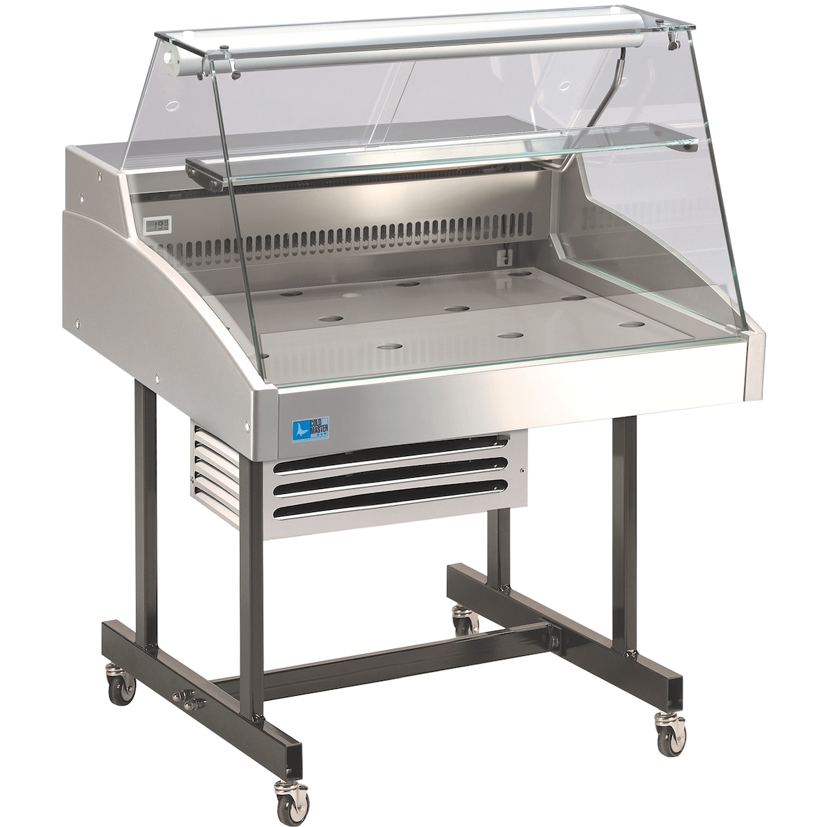 Mehrzweckvitrine Delicious 750 mit geradem Glasaufbau