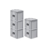 thumbnail of PROREGAL 5x Eurobox NextGen Portable | HxBxT 33,5x30x40cm | 30 Liter | Eurobehälter, Transportbox, Transportbehälter, Stapelbehälter