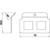 thumbnail of OBO Bettermann Trägerplatte MTM 2P 7407817