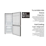 thumbnail of INFINITON Frigorifico Combi FGC-117B, 117 l, 114 cm, Fast Cooling, E,  DARK INOX