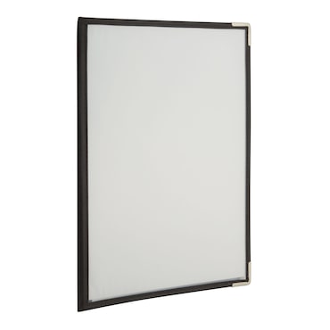 Securit® Crystal portamenu trasparente - Triplo A4 (mostra 6xA4) - Set di 3