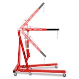 thumbnail of EBERTH Werkstattkran 2000 kg, hydraulisch, 4-fach verstellbar (1050–1590 mm), klappbar, mit 6 robusten Lenkrollen
