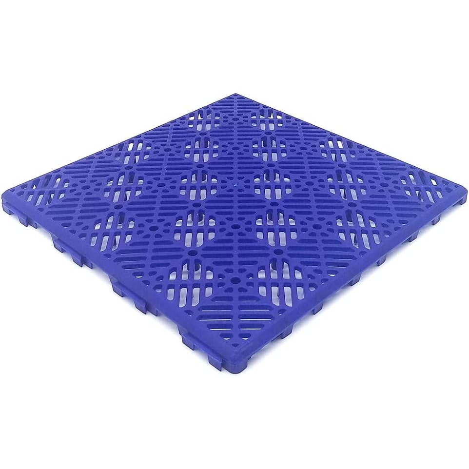Loseta Antihumedad Ventilada 30x30x1,5cm - Polipropileno - Azul - Cámaras, despensas, Piscinas, duchas, baños, vestuarios, terrazas