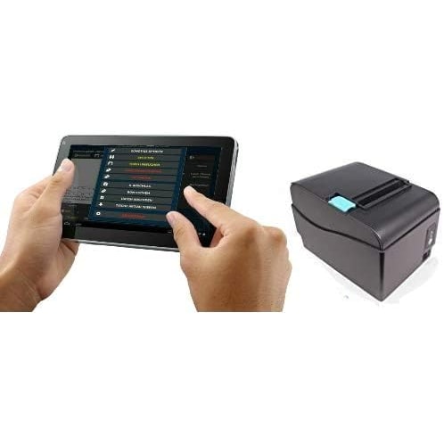 Mobiles Kassensystem für GASTRONOMIE: 7" Bedienerterminal, Bondrucker