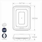 thumbnail of Nordic Ware – Aluminiumform für 12 Muffins mit Kunststoffdeckel