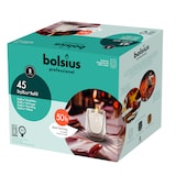 thumbnail of Bolsius confezione 45 StylEco ricarica in cera bianca, 8,2cm altezza, 6,3cm diametro, Tempo di bruciatura singola candela: 50 ore