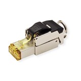 thumbnail of ROLINE feldkonfektionierbarer RJ-45 Stecker Cat.6A (Class EA), STP, silberfarben