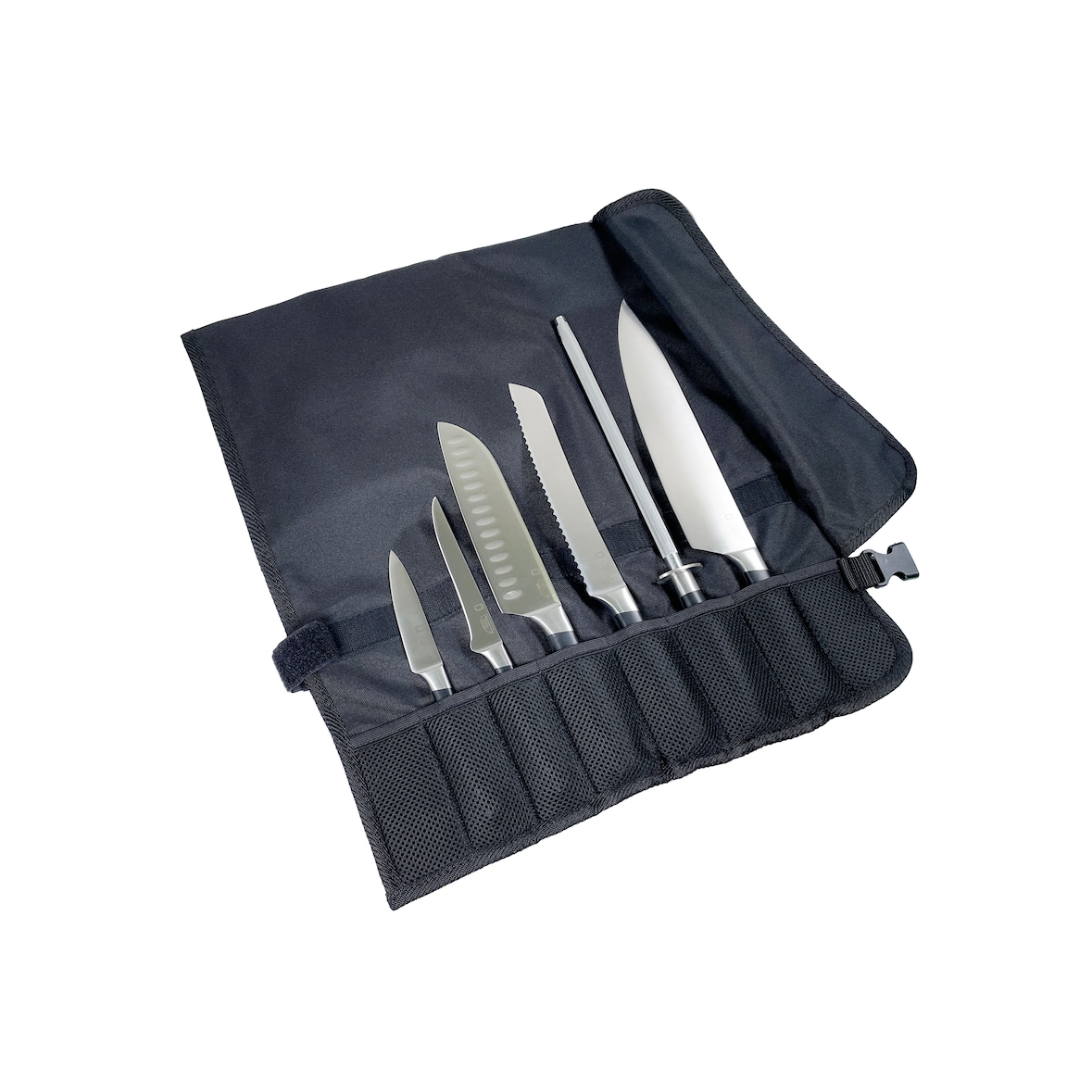 METRO Professional Coltelli Expert set da 6 pezzi, acciaio inox, con custodia, nero