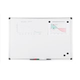 thumbnail of Bi-Office magnetisches Whiteboard Maya, lackierte Stahloberfläche, Aluminiumrahmen, 60 x 45 cm
