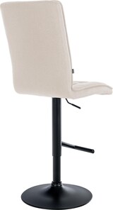 thumbnail of Barhocker Peking Stoff creme/schwarz
