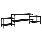 thumbnail of vidaXL TV-Schrank Schwarz 197x35x52 cm Holzwerkstoff