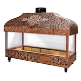 thumbnail of Barbecue 2 Mètre cuivre vitre sur les côtés