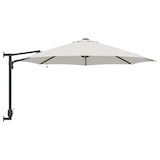 thumbnail of Helloshop26 - Moderner neigbarer Gartenschirm 248 x 248 x 148 cm funktional gemütliche Atmosphäre sandfarbenes Polyester 02_0058642