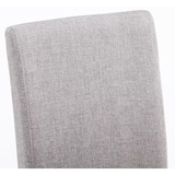 thumbnail of Décoshop26 -Sedia da pranzo dal design moderno x1 in tessuto grigio chiaro e gambe in legno marrone 10_0002030