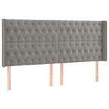 thumbnail of vidaXL Boxspringbett mit Matratze & LED Hellgrau 180x200 cm Samt