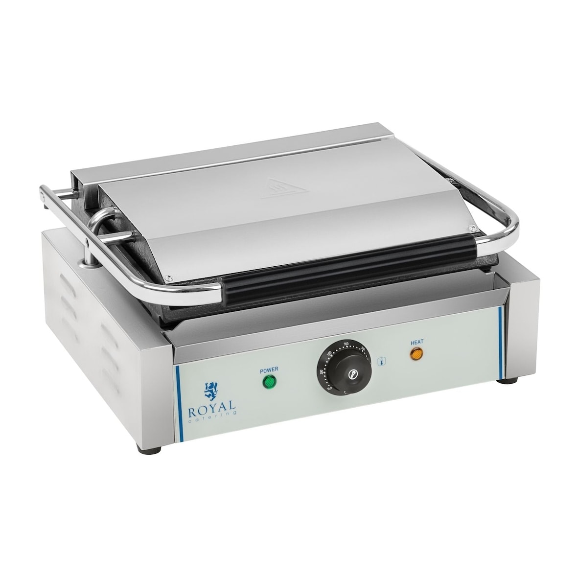 Helloshop26 - Machine à panini - 1 x 2.200 watts acier inox professionnel 3614034