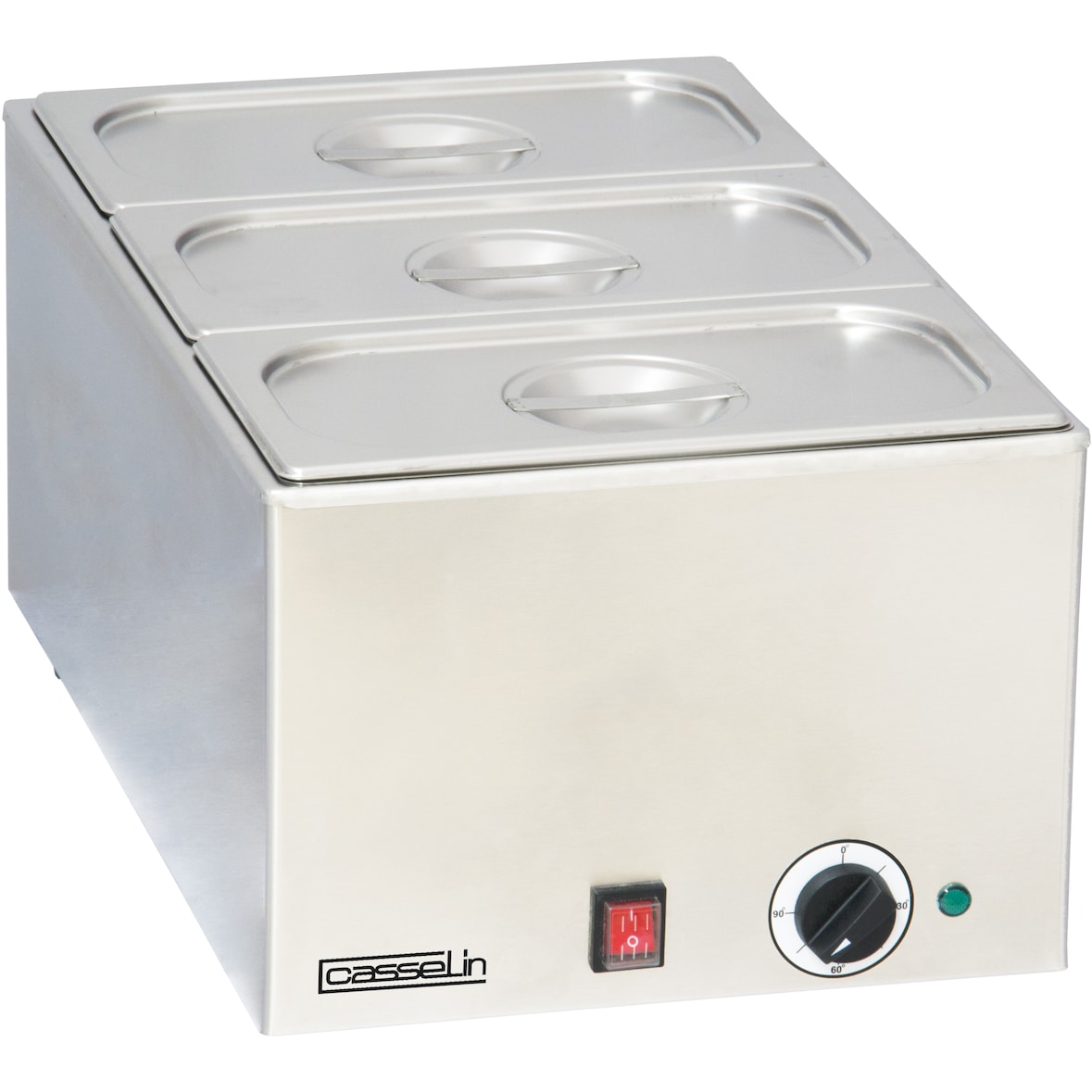 Bain-marie avec 3 x GN 1/3 CBM3 Casselin
