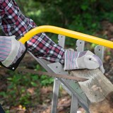 thumbnail of ECD Germany Sägebock 2er Set verzinkt, 3-fach verstellbar, 83x84,5 cm, 150 kg Tragkraft, klappbarer Sägegestell-Holzbock für Kettensäge & Brennholz