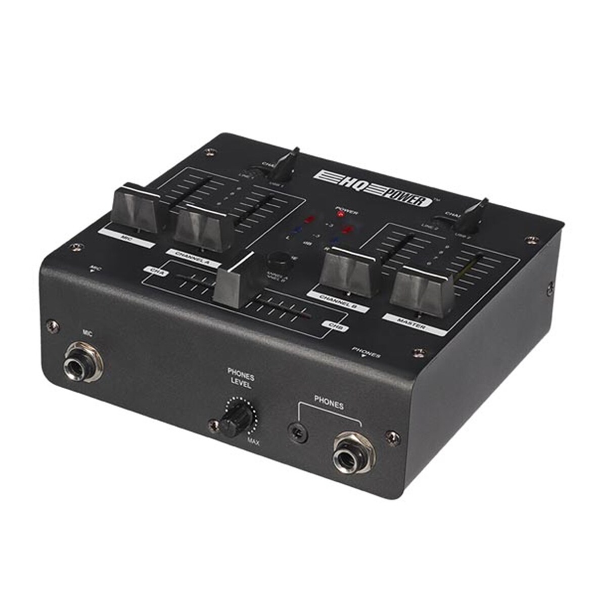 Table de mixage HQ Power HQMX11006 Sonorisation Hifi à 2 canaux avec 2 ports USB