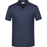 thumbnail of JAMES NICHOLSON, Polo homme, manches courtes, manches avec bande elasthanne, bleu navy, S,