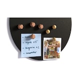 thumbnail of ALLboards Schwarze magnetische Kreidetafel rund 30 cm