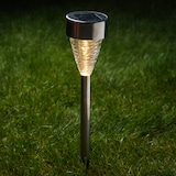 thumbnail of LED Solar Wegleuchten Erdspieß Edelstahl Garten Balkon 4er Set