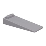 thumbnail of Relaxdays Türstopper Keil, 6er Set, rutschfest, höhenverstellbar, Türpuffer Boden, PVC, HBT: 2x4x9,5 cm, Türkeile, grau