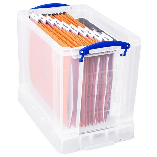 Really Useful Box Kunststoff Aufbewahrungsbox 19 L Transparent 39,5 x 25,5 x 29 cm