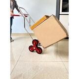 thumbnail of METRO Professional Carretilla QT3069, aluminio, 51 x 49 x 118 cm, carga máxima: 150 kg, triple rueda, plata