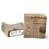 thumbnail of BIOZOYG 1000 Stück Hamburger-Tüten 16x16 cm Snacktüten Fastfood-Tüten in Zeitungspapier-Optik Burgerverpackung umweltfreundlich biologisch abbaubar