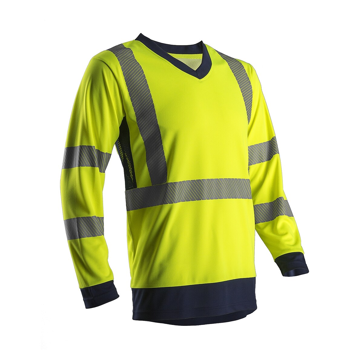SUNO T-shirt de travail manches longues haute visibilité SUNO - Jaune Fluo L - 48/50