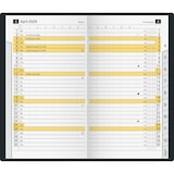 thumbnail of Taschenkalender M-planer 8,7x15,3cm 1 Monat/2 Seiten Kunststoff schwarz 2026
