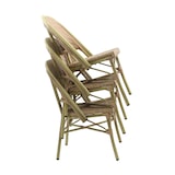 thumbnail of Chaise de bistrot en rotin Bambou-Naturel 57x47x90cm (Lot de 2) - Feros
