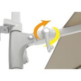 thumbnail of METRO PROFESSIONAL Ombrellone doppio quadrato, acciaio, 2.5 x 2.5 m, idrorepellente, beige/platino