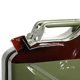 thumbnail of BW® Kraftstoffkanister Metall Benzinkanister 3x 20 Liter mit Ausgießer - Schwarz - RAL 9005 - TÜV-geprüft und UN-Zulassung - Made in Europe