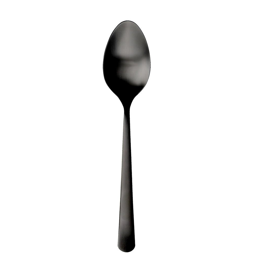 Colher De Sopa 'Oslo'  21,1 Cm Preto Aço (12 Unidades)