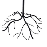 thumbnail of Vacchetti Albero di natale metallo nero cm73x73h200