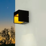 thumbnail of Aplique de exterior ABERDEEN Negro Oro Aluminio Vidrio LED 1x 3 W LE10819