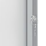 thumbnail of Nobo Bacheca Magnetica per interno con anta a battente e serratura, 9 x A4, Gamma Premium Plus, Bianco, 1902560