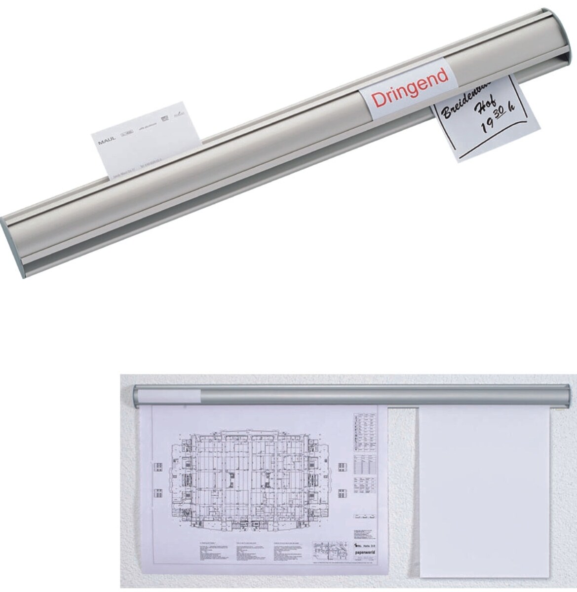 MAUL Ballfix-Leiste Aluminium 50cm