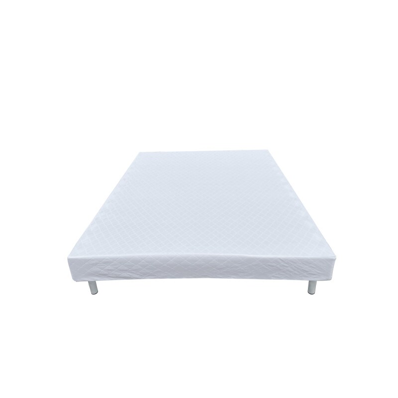 Somier tapizado de láminas 90x190cm con patas para cama individual