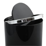 thumbnail of MSV - Zwarte plastic badkamerafvalbak van 6 liter, 18x24,2 cm